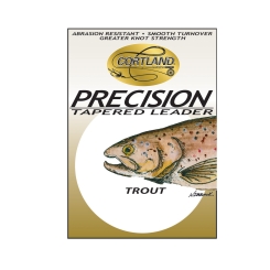 Cortland Precision Vorfach - 4,6 Meter - 0,127 mm - 1,54 kg 0,127 mm - 1,54 kg