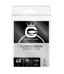 Cortland Fluorocarbon Tapered Vorfach 2.75m 