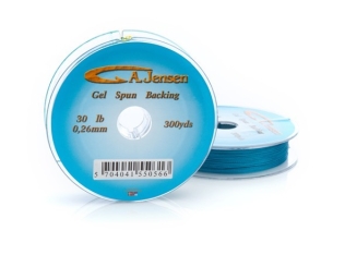 A.Jensen Gel Spun Backing 30 lbs - 130 Yds blau (zusammenhängend)