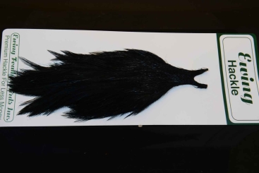 Ewing Hackle Hahnenbalg Black 