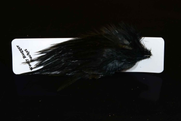 Ewing Hackle Hahnensattel Wooly Bugger Packet Black 