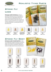 Hemingways Realistic Stonefly Legs / 10pcs bag / medium Black medium Black