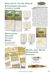 Hemingways Realistic Legs  Mayfly - Ephemera  L - Cream Yellow L - Cream Yellow