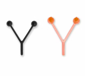 Stonfo PLASTIC EYES V TYPE Garnelenaugen in 2 Größen und 3 Farben 598 