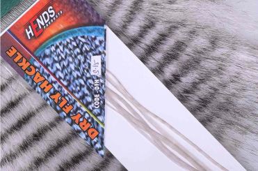 Hends Dry Fly Hackle - Grau Lt. DFH15 