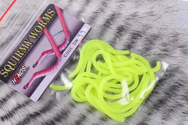 Hends Wurmimitationen - Fluo Gelb 