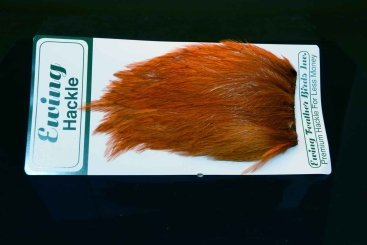 Ewing Hackle Deceiver Patch Streamerhechel Coachman Brown 