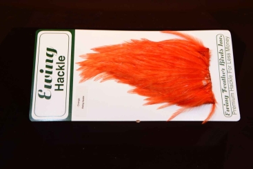 Ewing Hackle Deceiver Patch Streamerhechel Orange 