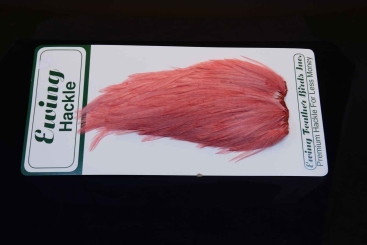 Ewing Hackle Deceiver Patch Streamerhechel "Pattegris" Shrimp 