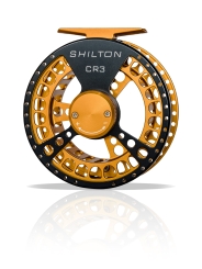 Shilton CR Series Fliegenrolle Black/Gold 