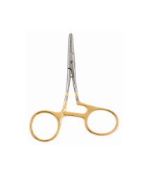 Dr. Slick Twisted Loop Klemme 4″, goldene Schlaufen, gerade (STR) 