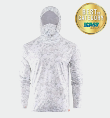 Grundéns Tough Sun Masked Hoodie UPF 50+ Sonnenschutz Squall Camo XL