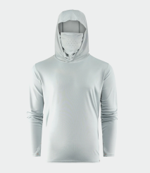 Grundéns Tough Sun Masked Hoodie UPF 50+ Sonnenschutz iceberg L