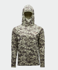 Grundéns Solstrale Hoody, UPF 50+ Sonnenschutz Refraction Camo Green 