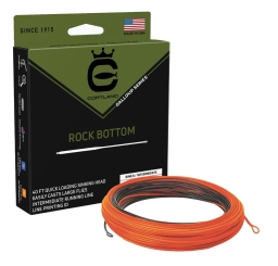 Cortland Galloup Rock Bottom Fliegenschnur Schwarz/Orange WF8-9SI 