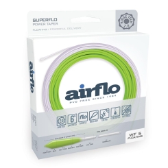 Airflo Superflo Ridge 2.0 Power Fliegenschnur Hellgrün/Weiß 