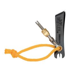 Dr. Slick Nipper Pin, File & Knot Tyer Schnurknipser, schwarz 