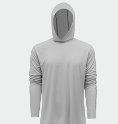 Grundéns Tough Sun Hoodie UPF 50+ Sonnenschutz oyster 