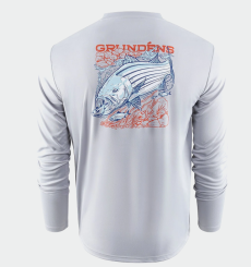 Grundéns Striped Bass LS Tech UPF 50+ Sonnenschutz Shirt 