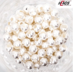 Hends Slotted Tungsten Beads (Silber) TPS) 