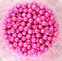 Hends Slotted Tungsten Beads (FLUO PINK ANODIZED) UV SENZITIVE TAFP 