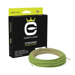 Cortland Streamer Floating Fliegenschnur Olive/Grün 
