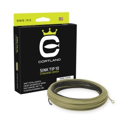 Cortland Streamer Sink Tip 10 T6 Fliegenschnur Schwarz/Olive 