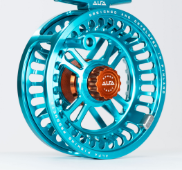 Alfa Arctic Speed Trout-Rolle, Teal Blue 