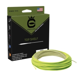 Cortland Galloup Top Shelf Fliegenschnur Salbei/Hellgrün 