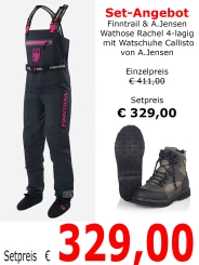 Finntrail RACHEL Wathose Set mit Callisto Watschuh für Damen 