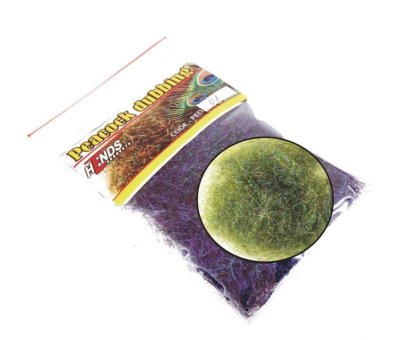 Hends Peacock Dubbing 11 - Dunkelgrün - Violet Effekt