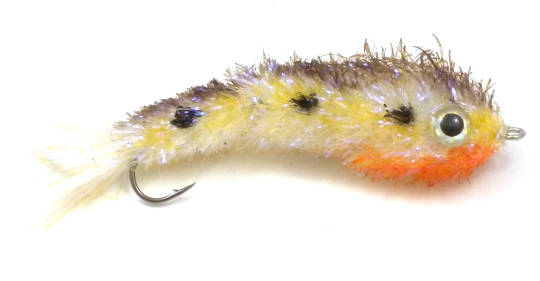 Articulated Minnow Back Hook Brown Trout UV 0 - Small - Hook #4 6cm 