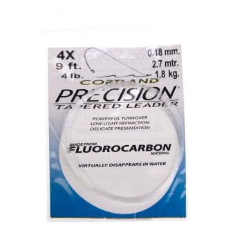 Cortland Precision Fluorocarbon Vorfach - 2,7 Meter 