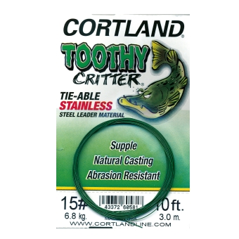 Cortland Toothy Critter Knotbares Wire 3 Meter (Grün) 
