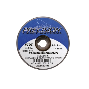 Cortland Precision Fluorocarbon Vorfachspule - 27,4 Meter  - 0,229 mm - 4,08 kg 0,229 mm - 4,08 kg