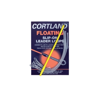 Cortland Slip-On Leader Loops - 13,61 kg 13,61 kg  CLEAR