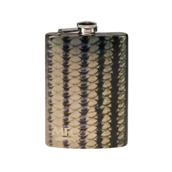 MFC Stainless Steel Hip Flask - Striped Bass 