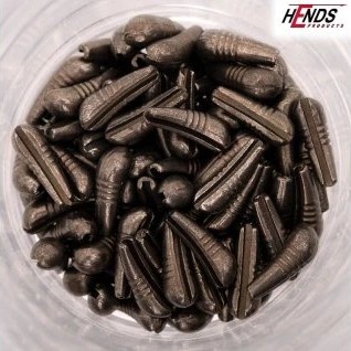 Hends Tungsten Nymph Body in Black 2,4 mm = 0,28 gr - für Hakengröße 16