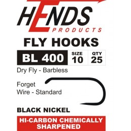 Hends Dry Fly Barbless Hook BL400 10