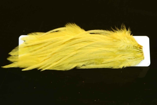 Ewing Hackle Hahnensattel Wooly Bugger Packet Yellow 