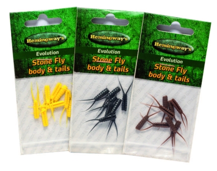 Hemingways Evolution Stone Fly Body & Tails / Tan / M Body & Tails / Tan / M