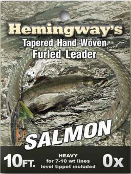 Hemingways Furled Leaders - Salmon / Steelhead10ft / 0X 