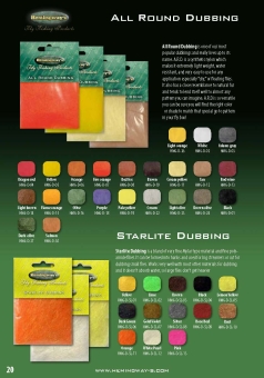 Hemingways Star Lite Dubbing / Lime (Fluo Green) Lime (Fluo Green)