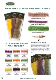 Hemingways Streamer Brush - Hairy Rubber 