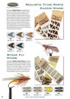 Hemingways Stonefly Wings / Yellow / M / 15 pcs / 12-14 hook size Yellow / M / 15 pcs / 12-14 hook size