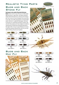 Hemingways Mayfly Buds & Back / Dark / S Dark / S
