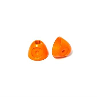 Brass X-Eyed Cone Head (Fluo Orange) 9,5mm