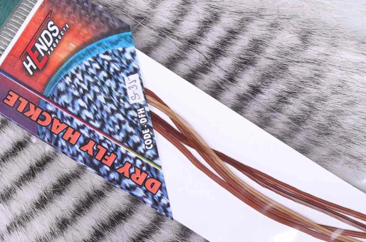 Hends Dry Fly Hackle - Rusty DFH35 