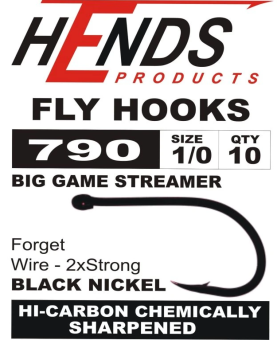 Hends Haken - 790 Black Nickel 1/0