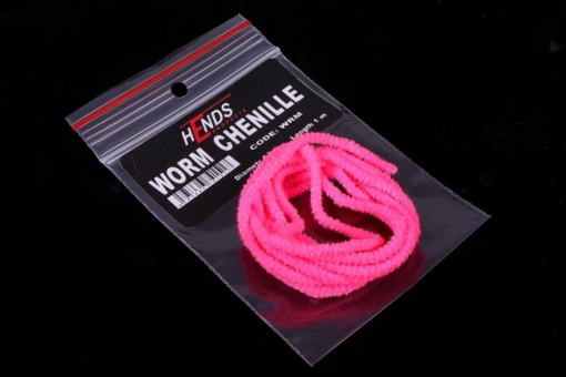 Hends Wurm Chenille - Fluo Rot/Pink WRM 